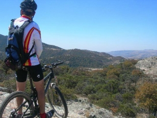 Ciclista de montaña